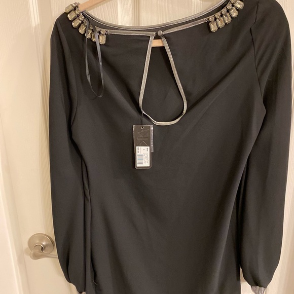 Kardashian Kollection Black long sleeved tunic - Picture 3 of 5